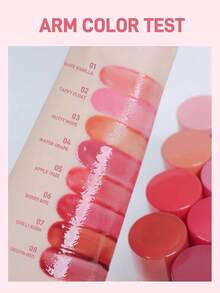 Rom&Nd Moisture-Like Lip Gloss Matte Lipstick Long-Wear Lip Color Moistening Blending Low-Saturation Lip Coloring Liquid Korean Makeup 4.5g/0.16oz - 04 WATER GRAPE - View 6