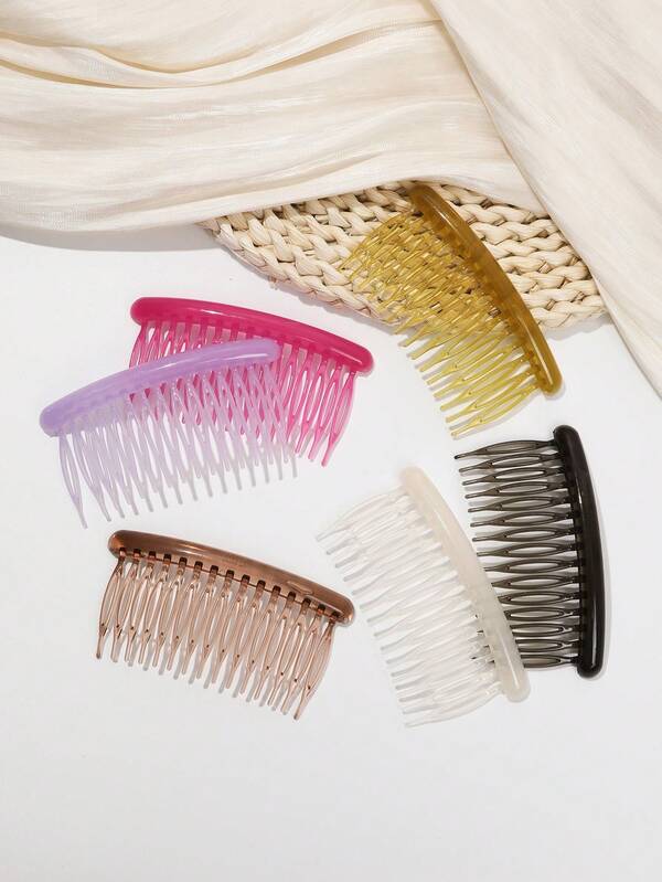 1 pieptene de păr mic, elegant și stilat, pentru femei, accesoriu minimalist și practic, tip agrafă de păr, potrivit pentru breton, păr subțire, decor de toamnă, cadouri, călătorii, cadouri pentru femei, accesorii pentru păr, accesorii pentru șosete