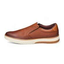 Men's Slip-On Sneakers, Elegant, Comfortable, Easy To Fit, Modern - Brown - View 6