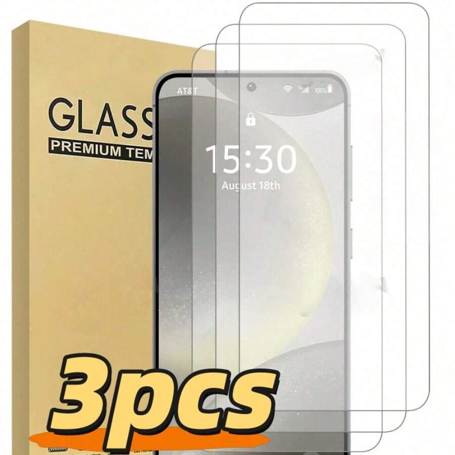 3片装手机贴膜,高清屏幕保护膜,兼容三星A04E/A04CORE/A26/A73 4G/5G/A51 4G/5G/A12 4G/5G/A03/03S/A71 4G/5G/A70/A70s/A72/ A52/A52s 5G/A80等机型。高清透明,无气泡,防刮花,全覆盖屏幕保护膜。另有其他类型的屏幕保护膜可供选择,有效保护屏幕。屏幕保护必备,适用于日常使用、办公、家用手机。防水防震,防摔。 - 無色 - 查看 1