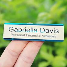 1pc Customizable Stainless Steel Lapel Pin, Professional Engraved Name And Logo Badge For Office School Hospital, Personalized Durable Custom Brooch, Personalized Gift, Custom Enamel Pins, Anti-Tarnish - Multicolor - View 13