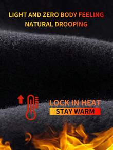 1pc Autumn/Winter Brushed V-Neck Long Sleeve Top, Solid Color Casual Versatile U-Hem Design Slim Fit, Suitable For Outerwear, Sports, Yoga, And Undershirt - Black - View 4