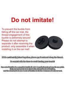Kẹp thảm sàn ô tô đa năng, nút bấm nhựa chống trượt hai lớp, đinh bấm tròn để cố định thảm - Nhiều màu - Xem 7