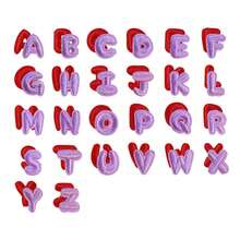 9/26/36/52 Mini Letters Patch, Cute And Mini, Is A High-Quality Auxiliary Material For DIY Decorating Clothing, Can Be Sewn And Ironed, Full Of Creativity, Used For Clothing, Bags, Shoes, Hats Decoration - 彩色 - 查看 23