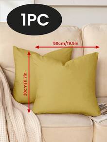 1/2/4 pièces Housses de coussin en velours hollandais de couleur unie, housses de coussin décoratives douces, literie, housses de coussin uniquement sans inserts, fermeture éclair, convient pour le canapé, le lit, la chambre, le salon, la décoration de la maison et divers types de pièces, textiles de maison respirants confortables et douillets - Multicolore - Voir 88