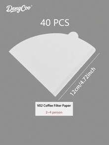 Dengcoo 1 Piece Double Fan-Shaped Black Filter Paper Box - Coffee Filter Storage Case, Espresso Accessories - Perfect For Storing Filters, Ideal For Coffee Enthusiasts