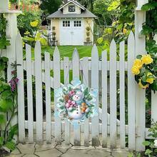 Decoración colgante de pintura de diamantes acrílica DIY - Muñeco de nieve