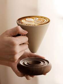 Bộ quà tặng cà phê cao cấp Limoges, Pháp | Tách và đĩa cà phê cappuccino cổ điển với họa tiết | Thiết kế phễu chống văng độc quyền | Gốm sứ thủ công dành cho người yêu thích espresso - Nhiều màu - Xem 20