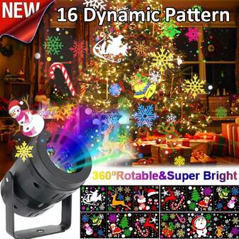 1PC USB Powered Christmas Patterns Projector Light/Christmas Snowflake Projector, Indoor Decor Rotating Christmas Color/Snowflake Patterns, LED Fairy Lights Indoor/Outdoor Projection Stage Light, Bedroom Living Room Holiday Lighting New Year Home Decoration For Xmas Gift Disco Party Wedding Bar, Adult Gift Christmas Decoration XMAS Decor Christmas Tree Gift Decor Thanksgiving Wedding Birthday Decorations For Gifts Indoor Outdoor Garden Holiday Festival Decor Halloween Decor Halloween Ornaments