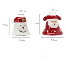 1 peça Novo Porta-Velas de Natal Criativo e Adorável em Estilo Americano - Papai Noel, Boneco de Neve, Festa e Romance - Item Decorativo para Velas - Decoração para Jantar à Luz de Velas - Presente de Natal - Decorações de Natal - Decoração de Inverno para Quarto - Decorações de Natal - Presentes de Natal - Decoração de Natal