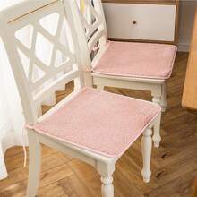 Faux Fur Chair Cushion, Soft Plush Office/Dining Chair Seat Pad - Multicolor - View 11