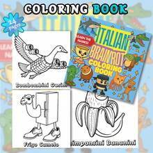 Italian-Style Brain Teaser: Adult Coloring Book, Featuring Quirky Animal Characters And Vibrant Illustrations To Help Relieve Stress. Suitable For Stationery And School Supplies; A Great Gift For Girls, Especially For Valentine's Day And New Year's. - HB055 - View 3