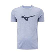 B2 Online Mizuno Run Spark Men's Training T-Shirt 100% ORIGINAL With INVOICE And WARRANTY - GRAPHITE / BLUE - View 1