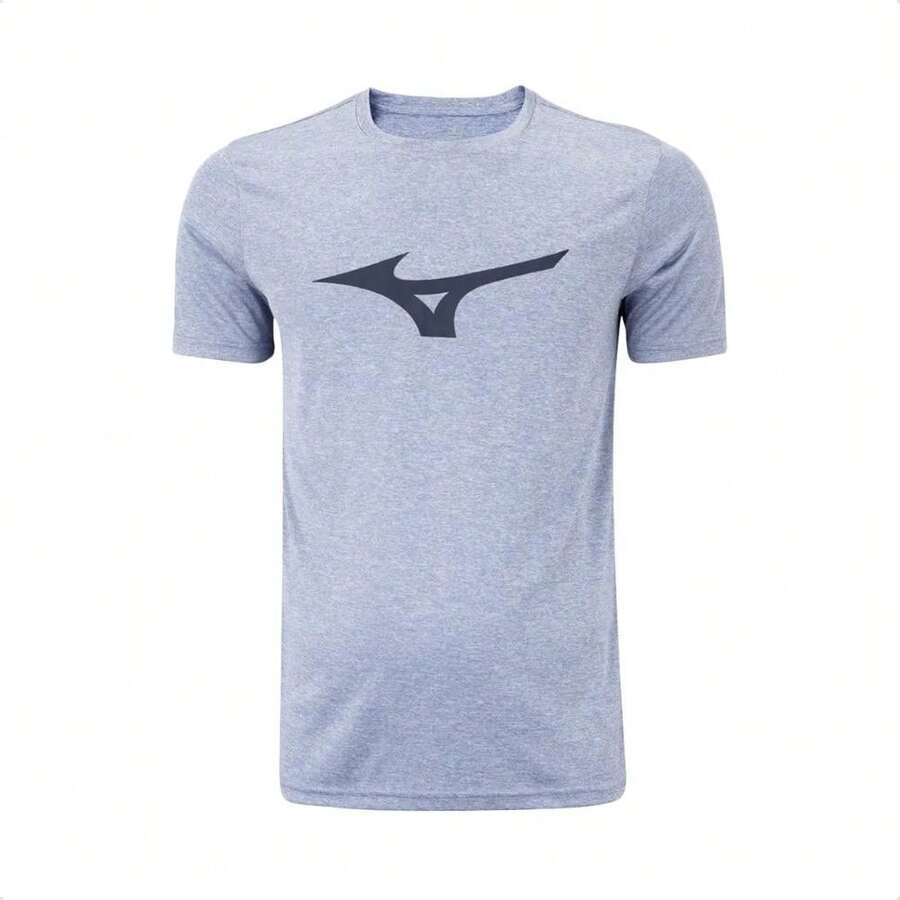 B2 Online Mizuno Run Spark Men's Training T-Shirt 100% ORIGINAL With INVOICE And WARRANTY - GRAPHITE / BLUE - View 1