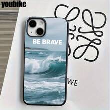 Fundas de imitación para phone con diseño de letras onduladas y orificios grandes. Compatibles con phone 16 Pro, 16, 15 Pro, 14, 14 Plus/14 Pro, 13, 13 Pro, 12 Pro y 11/11 Pro. Regalos para cumpleaños y celebraciones. - Blanco - Ver 4