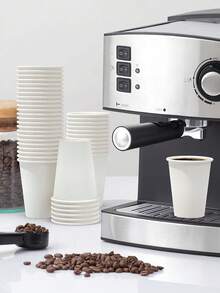 20/50pcs 12/7 Oz Paper Cups,Hot Paper Coffee Cups,Cold Beverage Drinking Cup,Leak-Proof Disposable White Paper Cups,Ideal For Milk Tea And Coffee,Picnic, Travel, Events,Bathroom And Mouthwash Trial Cup,Party,Birthday,Hot Liquid, Chocolate, Juice, Hot Beverage Drinkings,Cafes, Bistros, Office,Family - White - View 10