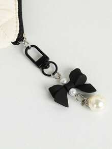 蝴蝶结绗缝口红收纳袋，女孩化妆品整理包，耳机线收纳包 - 彩色 - 查看 5