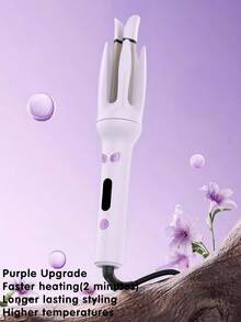 GENAI [Upgraded Version] Automatic Curling Iron, Professional Auto Curler, 4 Temperature Settings & More Heating Modules, Fast Heating, Create Long-Lasting Beach Waves - UK Plug(220-240V) - View 16