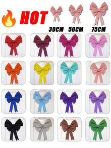 2/1 大型粉色蝴蝶结装饰;大型蝴蝶结装饰;圣诞礼物,粉色汽车蝴蝶结;粉色蝴蝶结派对;巨型粉色汽车蝴蝶结;大型蝴蝶结装饰;蝴蝶结墙饰,大型蝴蝶结生日墙饰,墙面展示,巨型DIY墙饰,含材料包 - 彩色 - 查看 4