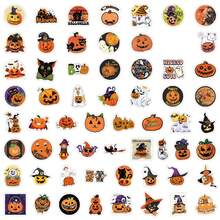 60 Peças Adesivos Vintage de Halloween, Adesivos Impermeáveis de Vinil para Scrapbooks, Diários, Laptops, Para-choques, Skates, Garrafas de Água, Computadores, Adesivos de Celular, Suprimentos para Festa de Halloween