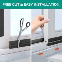 1pc Sliding Window Sealing Strip TPE Self-Adhesive Window Windproof Door Weatherstrip For Sound-Insulating Weatherstrip, Waterproof & Insect-Proo - Easy To Install