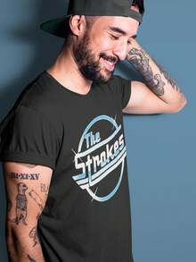 The Strokes | Official Band T-Shirt | OG Magna - 48-Hour Fast Shipping!  - Black - View 1