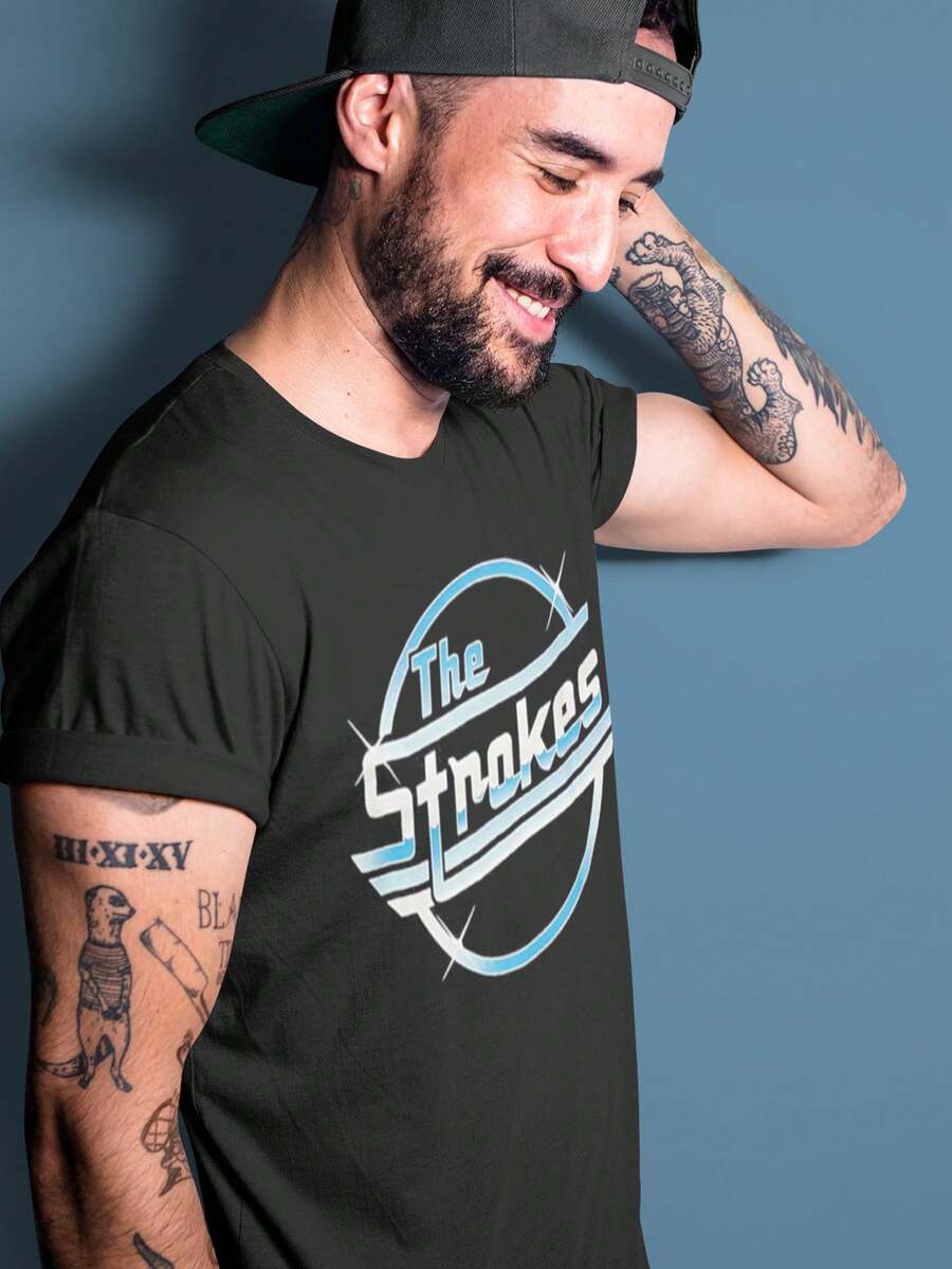 The Strokes | Official Band T-Shirt | OG Magna - 48-Hour Fast Shipping!  - Black - View 1