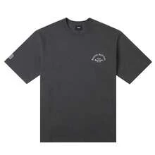 MLB Unisex Basic Kurzarm T-Shirt mit kleinem Aufdruck, schweres Gewicht, oversized Passform, für Fitness, Outdoor Sport