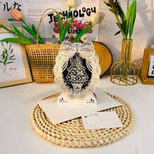 1 套 3D 圣诞贺卡、圣诞礼品卡、送给她的节日礼物、浪漫色彩、装饰卡片、家居装饰、包含圣诞树、乡村元素、可折叠装饰祝福和感恩卡、桌面装饰