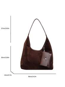 2025 New Arrival Wholesale Women's Large Capacity Tote Bag, Fashionable Minimalist Shoulder Bag For Daily Commute