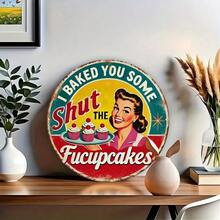 Bake Quiet "Vintage Hush-Hush Cupcakes" Wall Decor - Cafe & Bar - 彩色 - 查看 6