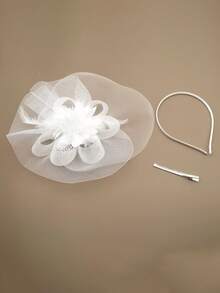 1 Pc Fascinator Hats Pillbox Hat Kentucky Derby Hats With Veil For Women Tea Party Bridal Wedding Halloween Church, Autumn, Top Hat, Rave, Halloween Accessories, Bride To Be, Tiny Hats, Mini Fascinator, Mini Top Hat , Mini Cap, Gifts