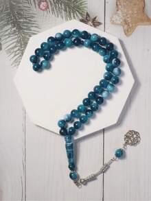 1pc 45 Beads Middle Eastern Saudi Prayer Beads, Arabic Tasbih Rosary, Islamic Prayer Beads, Acrylic Tasbih Prayer Beads - Multicolor - View 17