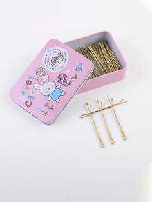 200 piezas/100/50/20 piezas, alfileres para el cabello de mujer de 5cm/1,97 pulgadas, estilo minimalista básico, dorado recto, pinza lateral, pasador Bb, de moda, versátil, elegante simple, accesorios para el cabello, adecuado para salidas diarias, cabello, lavado de cara, maquillaje, combinación de ropa, accesorios, tocado, pinza plana, pinzas, pinzas para el cabello, pasador, garra para el cabello