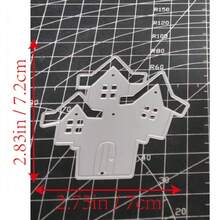 1 buc Ștanțe de decupat metal Halloween, Decupaje noi, Șabloane de embosare pentru DIY Crafting Scrapbooking Consumabile, Mucegai Șablon, Decupaje decorative din hârtie pentru album foto pentru realizarea de cărți, Decorațiuni DIY Craft