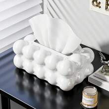 1 Piece, Lightweight Luxury Tissue Box, Household Desktop Tissue Storage Box, Suitable For Bedrooms, Living Rooms, Cars, Home Decoration, Kitchen Workers