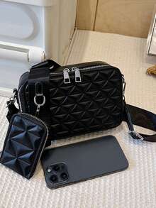 Men's Versatile Casual One Shoulder Messenger Bag - Multicolor - View 9