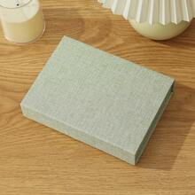 1个4x6照片盒，亚麻布相册收纳盒，大容量，简约设计，适合圣诞节、情人节、春节等节日，可作为个人礼物珍藏珍贵回忆 - 彩色 - 查看 10