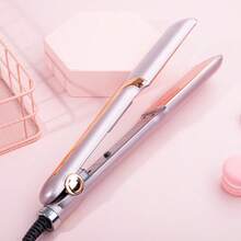 专业陶瓷直发器，插电式加热，快速调温，适合家庭和沙龙使用，护发礼品 - 美規A型插(110-127V) - 查看 3