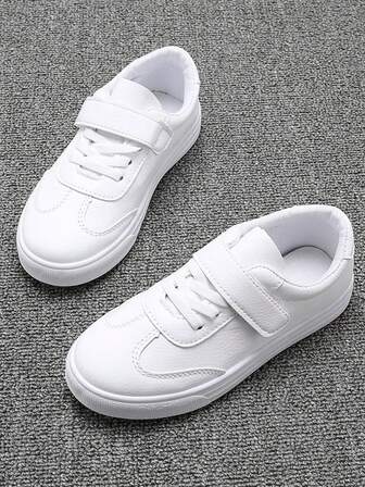 New Casual Cute Skate Shoes For Boys And Girls, Simple And Fashionable, Soft And Comfortable Casual Sneakers Suitable For Children Sports, Daily Wear, School, Sports Events, Outdoor Activities