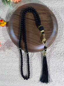 1pc Muslim Prayer Beads, 99 Beads   Bracelet, Handheld - Multicolor - View 2