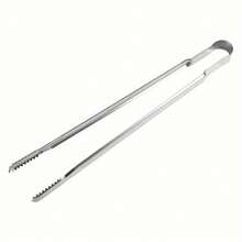 Thicker & Longer Stainless Steel Food Tongs, Buffet/BBQ/Korean Bbq Tongs, Family Dinner Supplies, Party Supplies