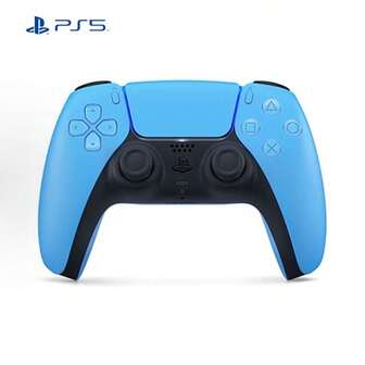 Sony وحدة تحكم ألعاب لاسلكية PS5 PlayStation DualSense، وحدة تحكم PS5 مزودة بمشغلات تكيفية، ومحركين اهتزازيين، واستجابة لمسية، واتصال متعدد الأجهزة، النسخة الصينية الرسمية، لون أزرق ستارلايت