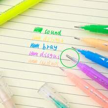 1pc High-Quality Colorful Journaling Pen, Art Student Drawing Gel Pen, Available In 12/24/36 Colors, Water-Based Pen, For DIY Planner, Painting, Doodle, Large Capacity Colored Pen, Marker Pen