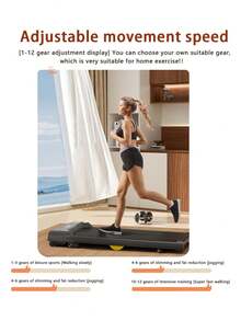 Caminadora Inclinacion Electrica Portatil Gimnasio Casa - Negro - Ver 10