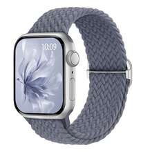 编织弹性可调节表带，兼容 表带 38 毫米 40 毫米 41 毫米 42 毫米 44 毫米 45 毫米 46 毫米 49 毫米，男女通用，运动弹性尼龙布腕带，兼容 Series SE Ultra 2/1 11 10 9 8 7 6 5 4 3 2 1 - 38/40/41mm - 查看 28