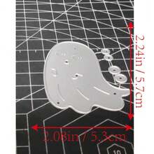 1 buc Ștanțe de decupat metal Halloween, Decupaje noi, Șabloane de embosare pentru DIY Crafting Scrapbooking Consumabile, Mucegai Șablon, Decupaje decorative din hârtie pentru album foto pentru realizarea de cărți, Decorațiuni DIY Craft