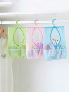 Cesta de ducha portátil - Organizador de ducha de malla transparente, bolsa de artículos de tocador, bolsa de cosméticos, cesta portátil, bolsa transparente duradera, bolsa de artículos de tocador, bolsa de cosméticos, cesta de ducha portátil - Multicolor - Ver 3