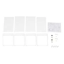 ZhdnBhnos Kitchen Cupboard White Countertop Desk Adjustable Expandable Cabinet Shelf Organizer Storage Spice Rack - White - View 1