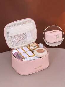 Fashion Women's Multifunctional Cosmetic Bag, Large Capacity Travel Toiletry Bag, Portable Reinforced Handle, Premium Zippered Makeup Organizer Bag, Room Decor, Bags, Makeup Bag, Travel, Make Up Bag, Travel Essentials, Organizer, Storage, Travel Essential, Makeup Organizer, Makeup Bag, Toiletry Bag, Desk Organiser, Cosmetic Bag, Makeup Bag Make Up Pouch, Make Up Bags, Makeup Bag, Travel, Makeup Pouch, Bag, Make Up Pouch, Travel Essentials, Makeup Bags, Travel Essential, Small Makeup Bag,Makeup Pouch,Cosmetic Bag,Travel Essential,Large Capacity,Large Makeup Bag